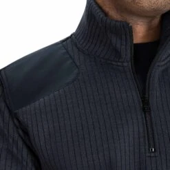 FLEECE-LINED QUARTER ZIP SWEATER -ProGear Outfitters 228 04 detail1 fleece lined quarter zip front sweater 24