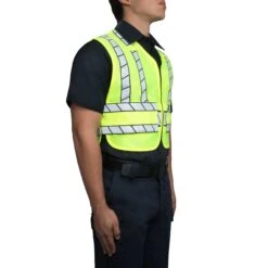 ZIP-FRONT BREAKAWAY SAFETY VEST 7 ZIP-FRONT BREAKAWAY SAFETY VEST -ProGear Outfitters 343 55 34 front zip front breakaway safety vest new