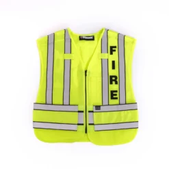 ZIP-FRONT BREAKAWAY SAFETY VEST - FIRE LOGO -ProGear Outfitters 343f 55 flat zip front breakaway safety vest fire logo scaled
