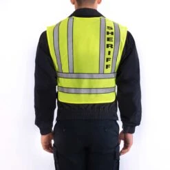 ZIP-FRONT BREAKAWAY SAFETY VEST - SHERIFF LOGO -ProGear Outfitters 343s 55 back zip front breakaway safety vest