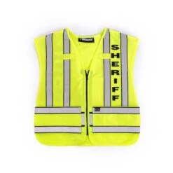 ZIP-FRONT BREAKAWAY SAFETY VEST - SHERIFF LOGO -ProGear Outfitters 343s 55 flat zip front breakaway safety vest