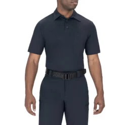 BICOMPONENT POLO SHIRT WITH POCKET