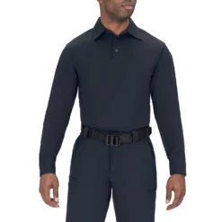 LONG SLEEVE BICOMPONENT POLO SHIRT