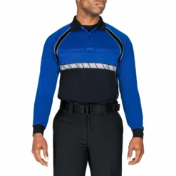LONG SLEEVE COLORBLOCK PERFORMANCE POLO SHIRT