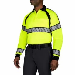 LONG SLEEVE HI-VIS POLO SHIRT -ProGear Outfitters 8147 55 34 front ls hi vis polo 1
