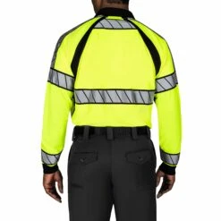 LONG SLEEVE HI-VIS POLO SHIRT -ProGear Outfitters 8147 55 back ls hi vis polo 1