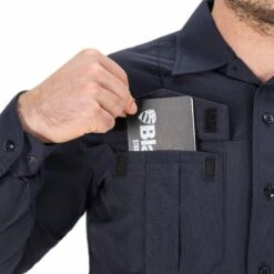 ResponderFR™ Long Sleeve Shirt With GlenGuard® -ProGear Outfitters 8203 03 detail1 responderfr long sleeve shirt glenguard