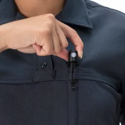 WOMEN'S SHORT SLEEVE POLYESTER ArmorSkin® BASE SHIRT -ProGear Outfitters 8372w 04 detail1 ss polyester base shirt 1 scaled