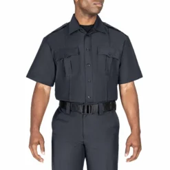 SHORT SLEEVE WOOL SHIRT