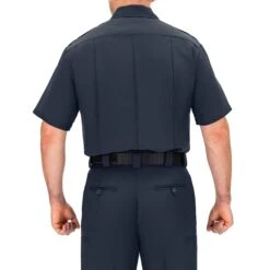 SHORT SLEEVE ZIPPERED POLYESTER SHIRT -ProGear Outfitters 8610 z 04 back ss zippered polyester shirt 1