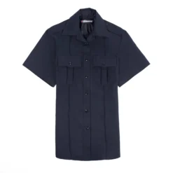 WOMEN'S SHORT SLEEVE ZIPPERED POLYESTER SHIRT -ProGear Outfitters 8610w z 04 flat zippered polyester shirt womens scaled