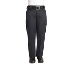 WOMEN'S SIDE-POCKET POLYESTER PANTS