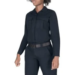 WOMEN'S TENX™ LONG SLEEVE BDU SHIRT -ProGear Outfitters 8731 04 34 front tenx bdu ls shirt