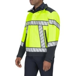 ProGear Outfitters -ProGear Outfitters 9870v 55 34 front superlight hi vis shell jacket